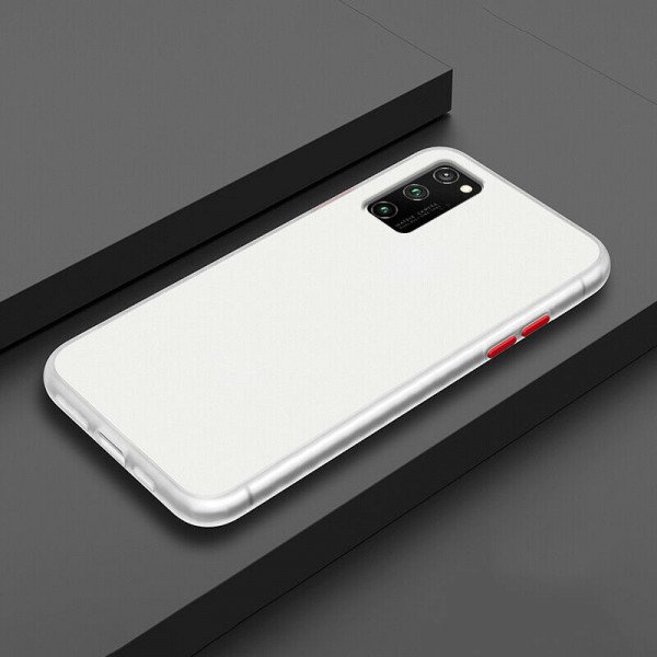 Wholesale Samsung Galaxy A51 Slim Matte Hybrid Bumper Case (White)